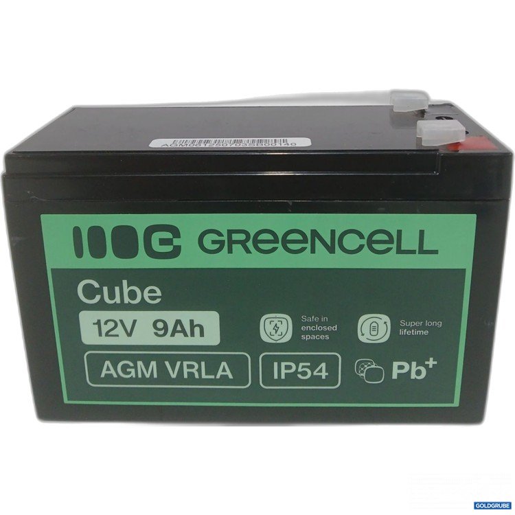 Artikel Nr. 995051 Artikel Nr. 995051: GREENCELL Cube 12V 9Ah AGM VRLA IP54