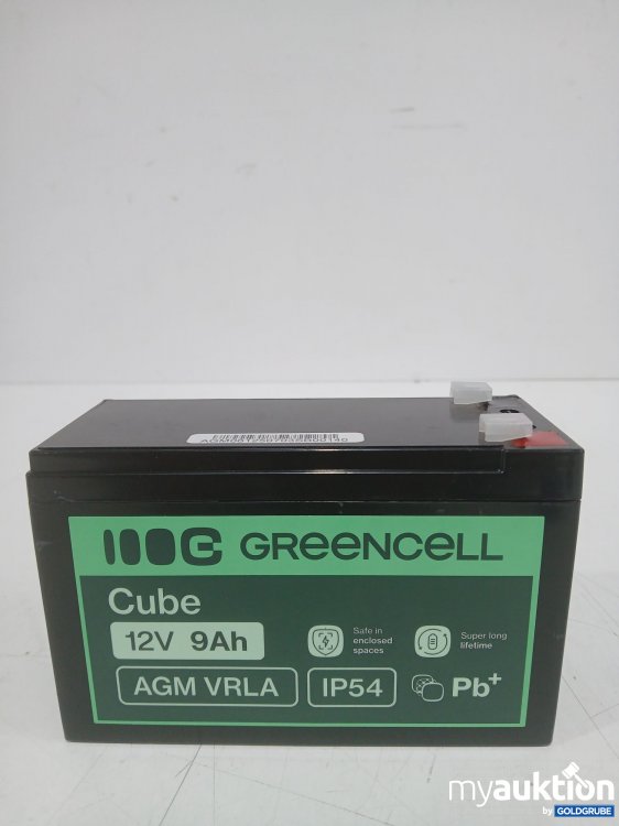 Artikel Nr. 995051 Artikel Nr. 995051: GREENCELL Cube 12V 9Ah AGM VRLA IP54