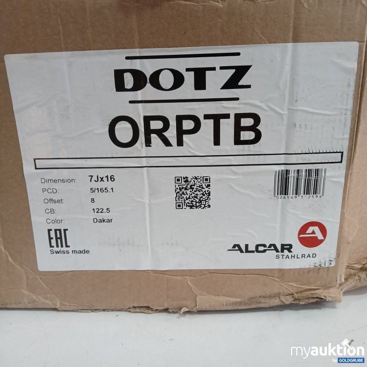 Artikel Nr. 813052 Artikel Nr. 813052: Dotz ORPTB Felge 7Jx16 5/165.1