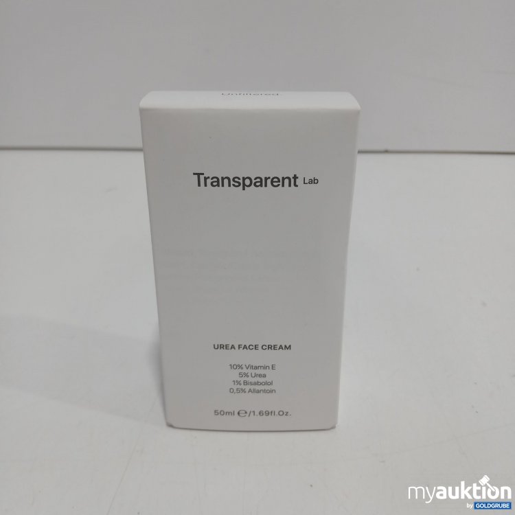 Artikel Nr. 871052 Artikel Nr. 871052: Transparent Lab Urea Face Cream 50ml