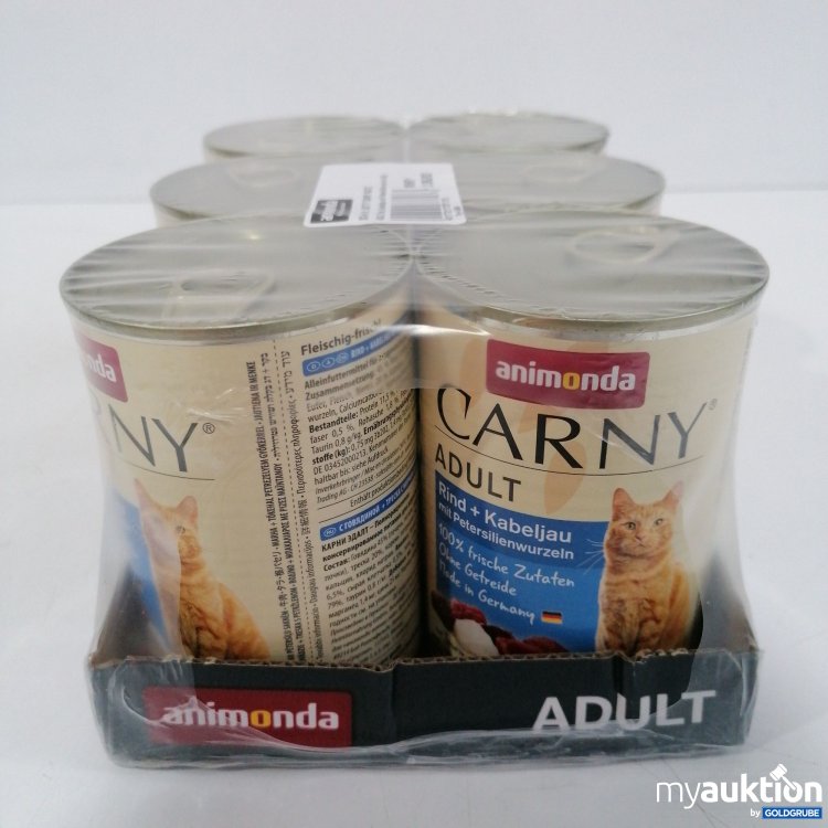 Artikel Nr. 886052: Animonda Carny Katze Adult Rind Kabeljau und Petersilienwurzeln 6x400g