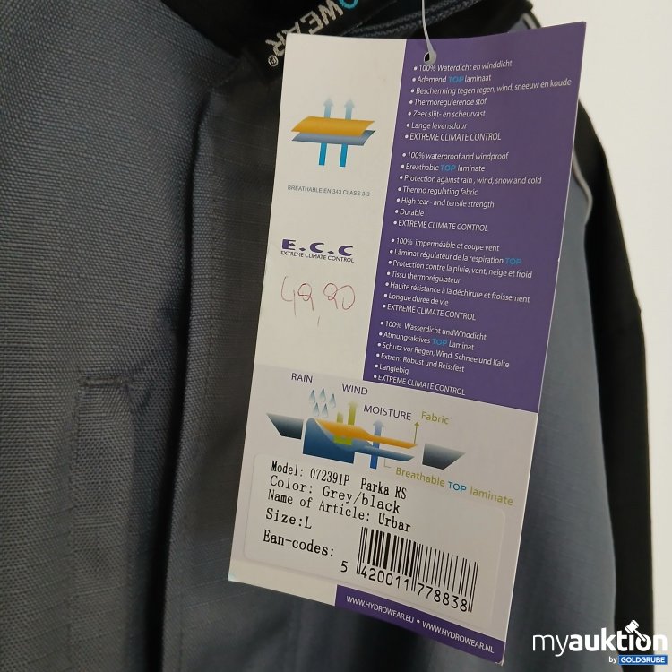 Artikel Nr. 908052: Hydrowear Parka