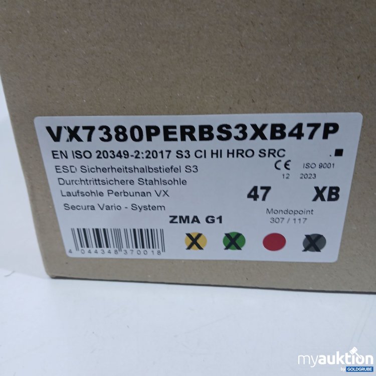 Artikel Nr. 915052: Steitz Secura Sicherheitsschuhe VX7380PERBS3XB47P