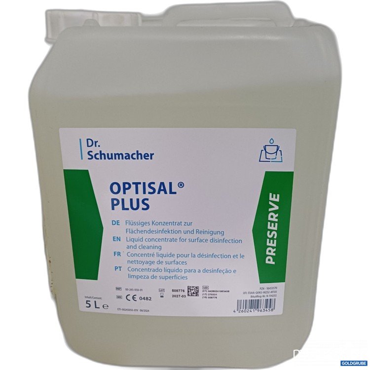 Artikel Nr. 932052: Dr.Schumacher Optisal Plus Desinfektionsmittel 5L