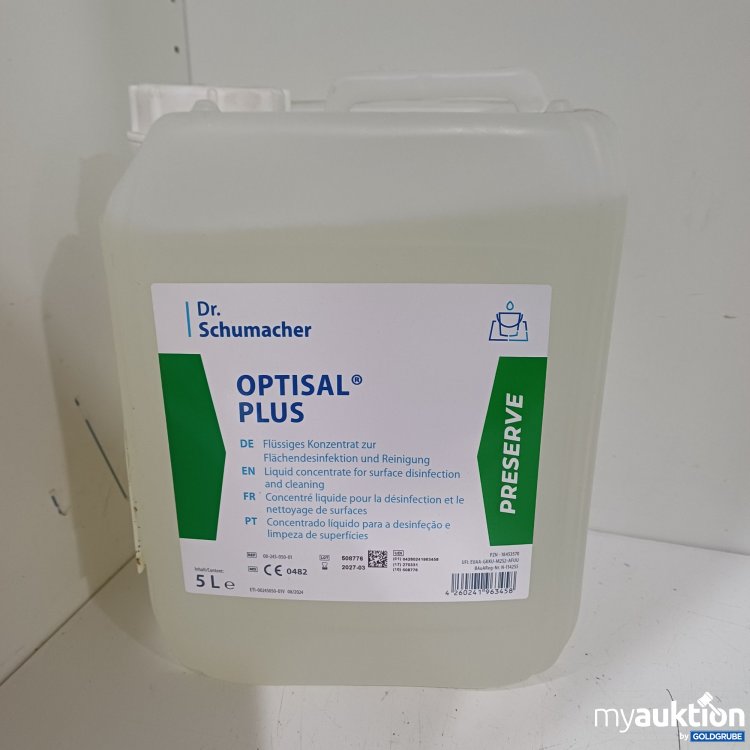 Artikel Nr. 932052: Dr.Schumacher Optisal Plus Desinfektionsmittel 5L