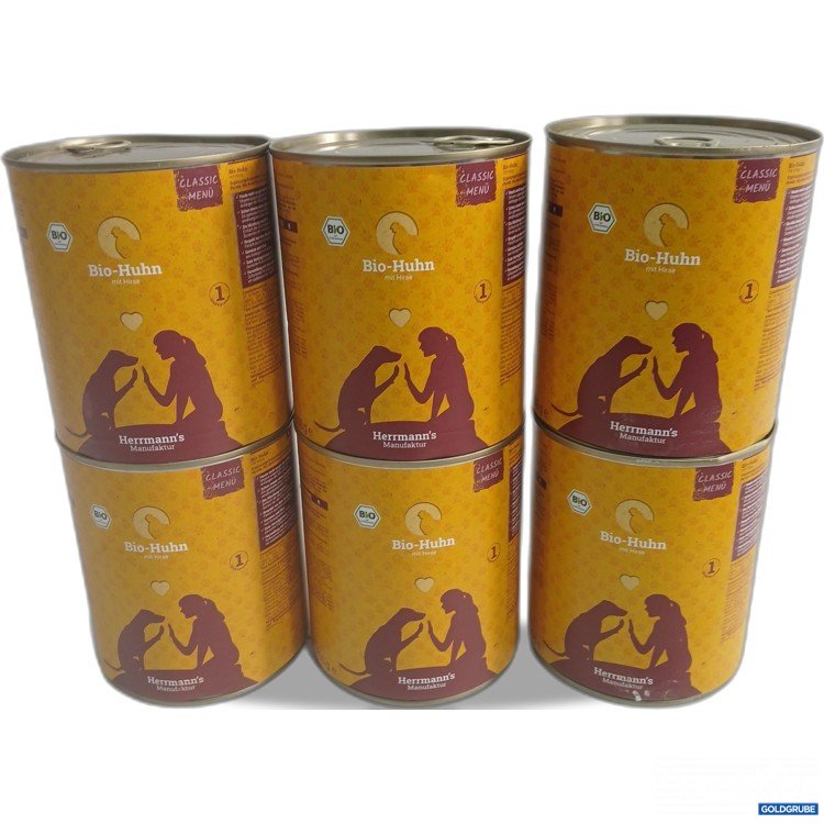 Artikel Nr. 951052: Herrmann's Manufaktur Bio-Huhn 6x800g