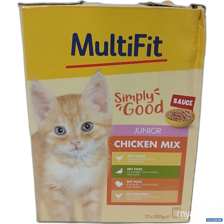 Artikel Nr. 990052 Artikel Nr. 990052: Multifit Simply Good Junior Chicken Mix 12x100g