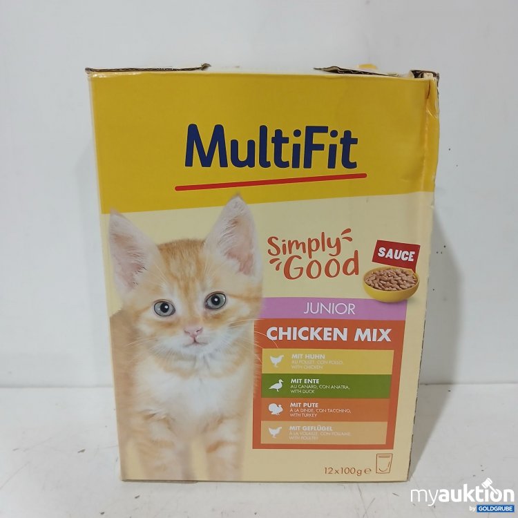 Artikel Nr. 990052 Artikel Nr. 990052: Multifit Simply Good Junior Chicken Mix 12x100g