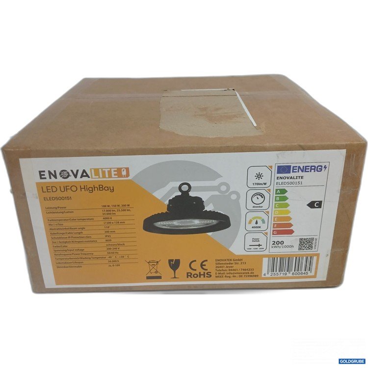 Artikel Nr. 447053: Enova Lite LED UFO HighBay ELED500151 