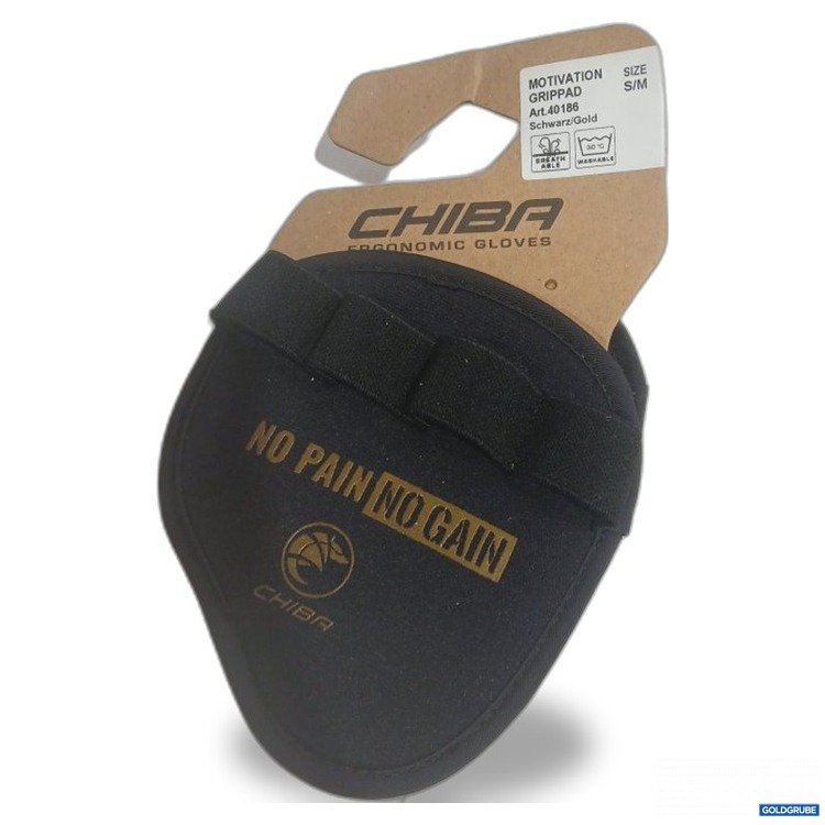 Artikel Nr. 448053 Artikel Nr. 448053: Chiba Motivation Grippad Handschuh S/M Schwarz/Gold