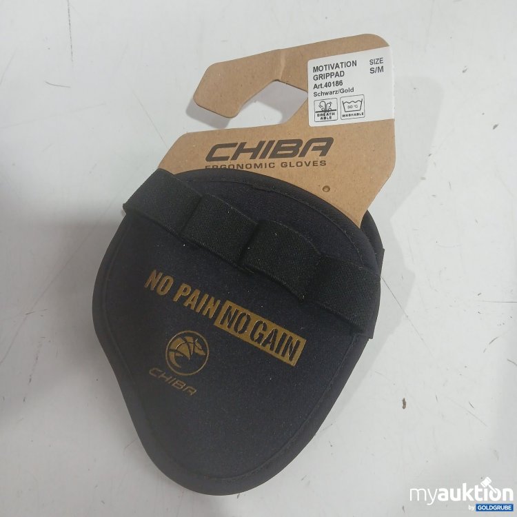 Artikel Nr. 448053 Artikel Nr. 448053: Chiba Motivation Grippad Handschuh S/M Schwarz/Gold