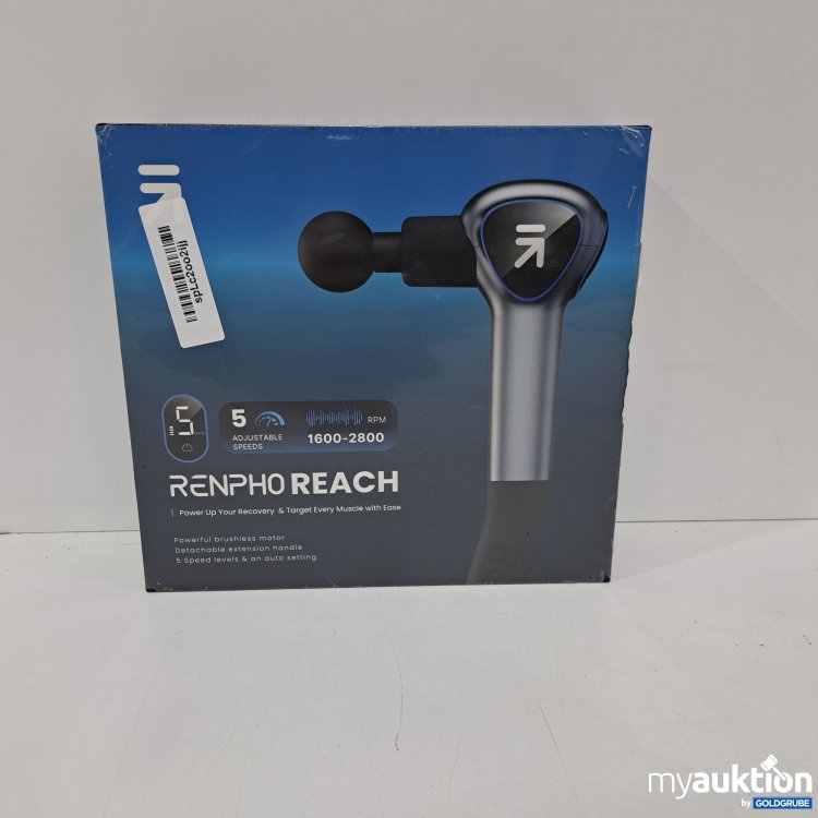 Artikel Nr. 817053 Artikel Nr. 817053: Renpho Reach Massage Pistole 5V/2A, 10W