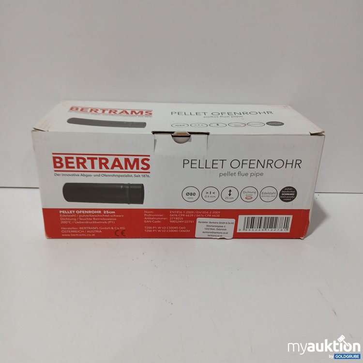 Artikel Nr. 835053: Bertrams Pellet Ofenrohr 25cm