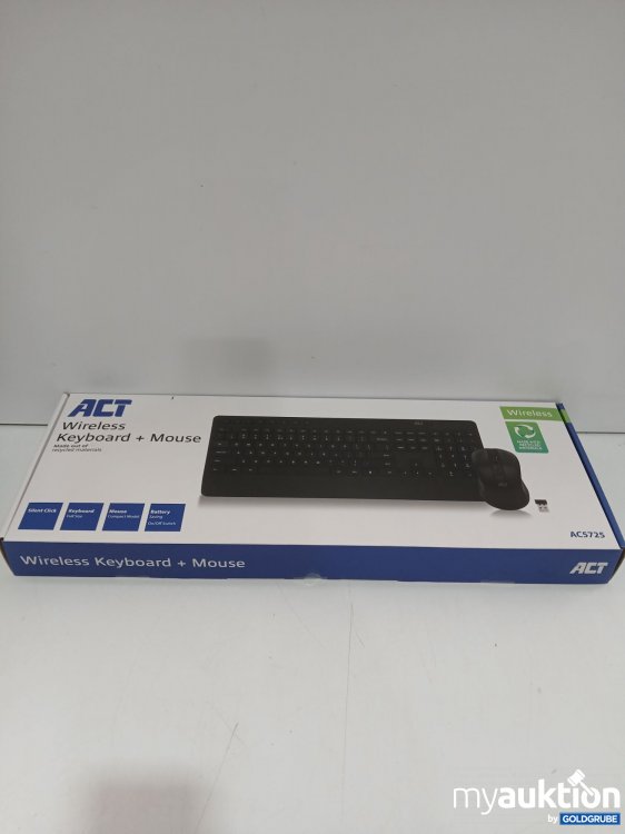 Artikel Nr. 960053: ACT Wireless Keyboard+Maus AC5725 Schwarz 