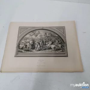 Auktion Bild ca. 30x20cm Attila