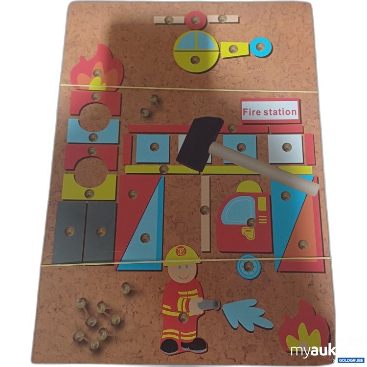 Artikel Nr. 526054: Kinderspielzeug Feuerwehr, Holz
