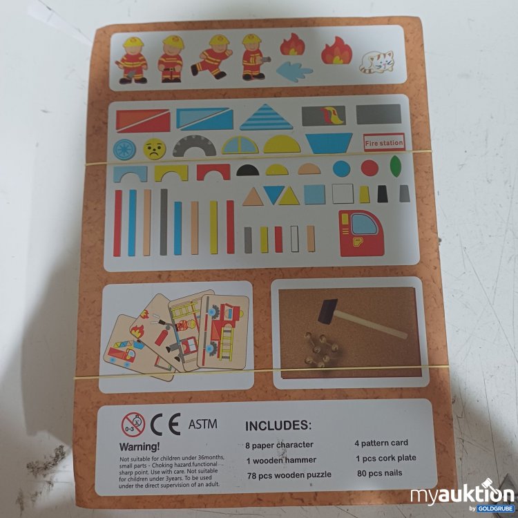 Artikel Nr. 526054: Kinderspielzeug Feuerwehr, Holz