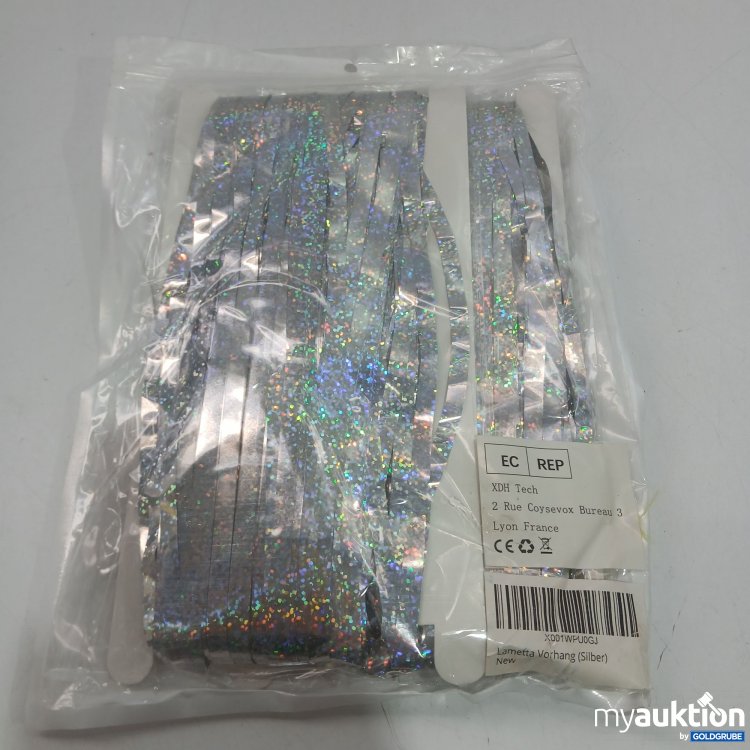 Artikel Nr. 874054: Lametta Vorhang Silber 