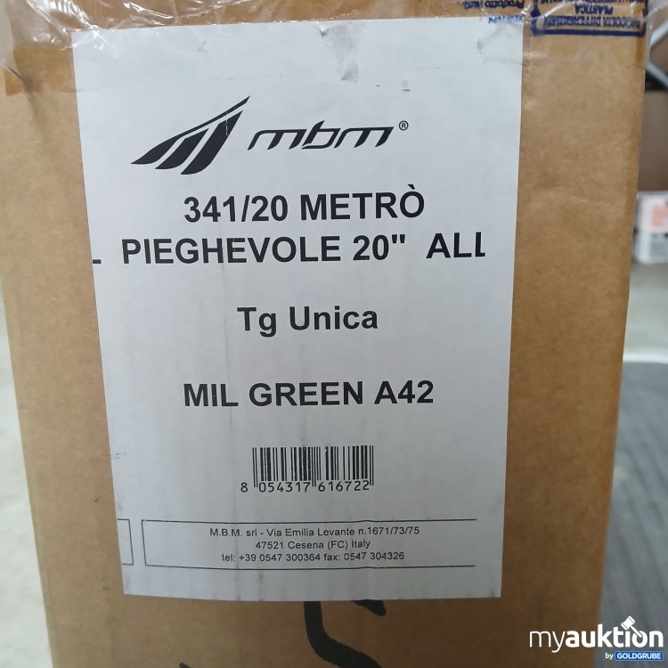 Artikel Nr. 876054: Mbm 341/20 Metro Pieghevole 20" Mil Green A42 Fahrrad 