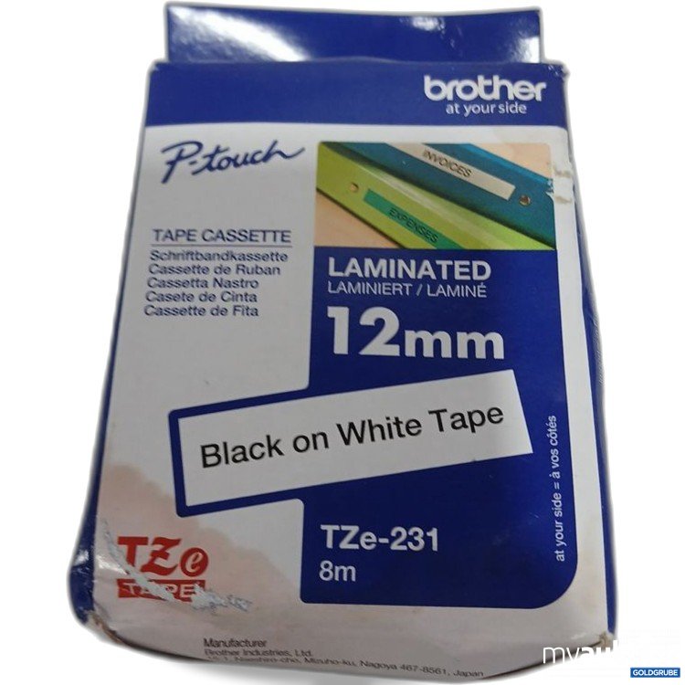 Artikel Nr. 904054: Brother P-touch TZe-231 Laminated Tape 12 mm