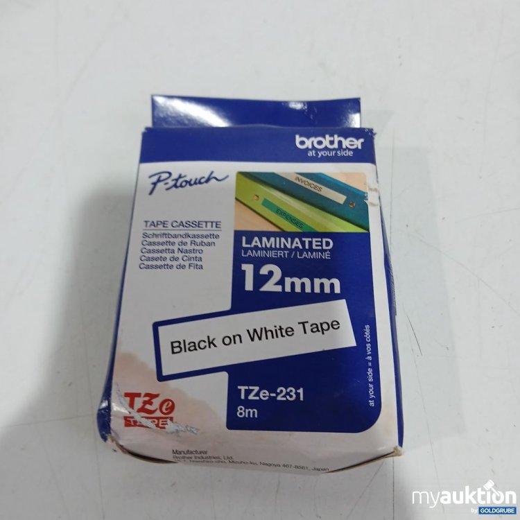 Artikel Nr. 904054: Brother P-touch TZe-231 Laminated Tape 12 mm