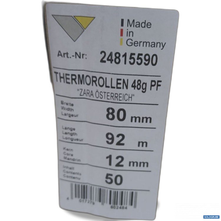 Artikel Nr. 950054: THERMOROLLEN 48g PF 50 Stück