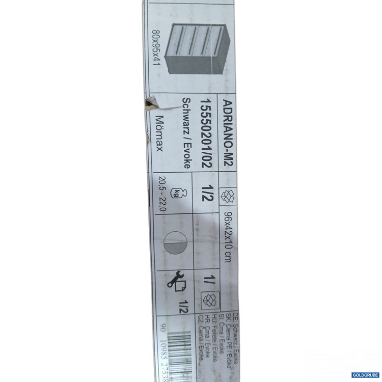 Artikel Nr. 986054 Artikel Nr. 986054: ADRIANO-M2 SCHWARZ/EVOKE Paket 1von2 nicht vollständig