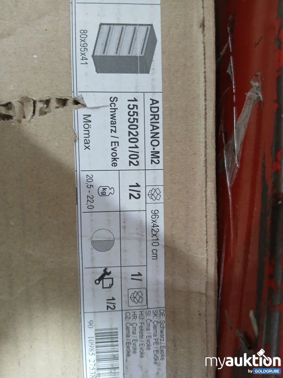 Artikel Nr. 986054 Artikel Nr. 986054: ADRIANO-M2 SCHWARZ/EVOKE Paket 1von2 nicht vollständig
