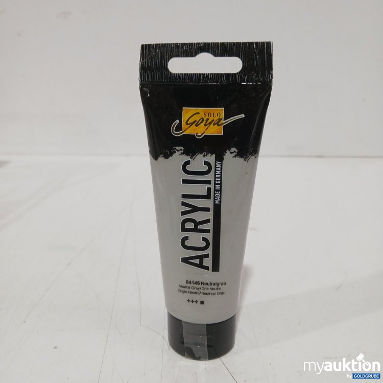 Artikel Nr. 472055 Artikel Nr. 472055: Solo Goya Acrylfarbe 84146 Neutralgrau 100ml