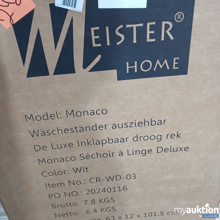 Artikel Nr. 794055 Artikel Nr. 794055: Meister Home Monaco Wäscheständer CR-WD-03