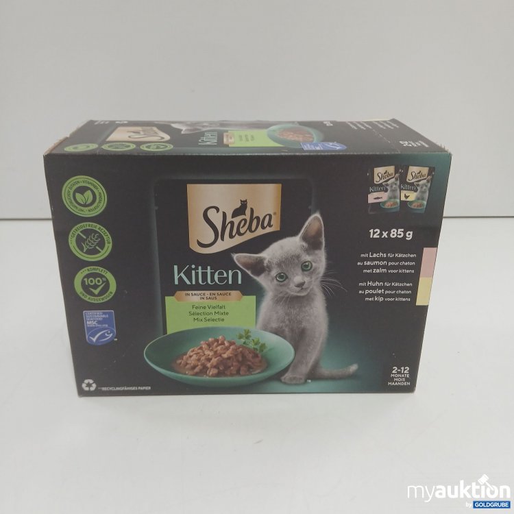 Artikel Nr. 852055 Artikel Nr. 852055: Sheba Kitten Katzenfutter 12x85g