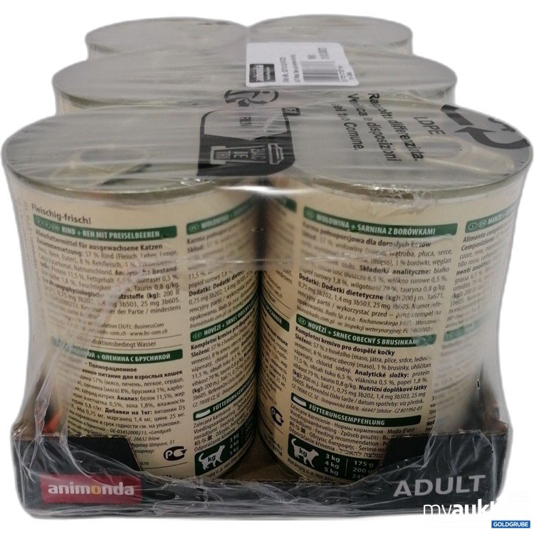 Artikel Nr. 886055: Animonda Carny Katze Rind, Reh & Preiselbeeren 6x400g