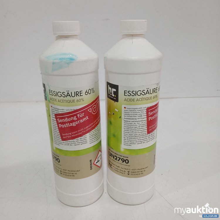 Artikel Nr. 892055: Höfer Chemie Essigsäure 60% 2x1l