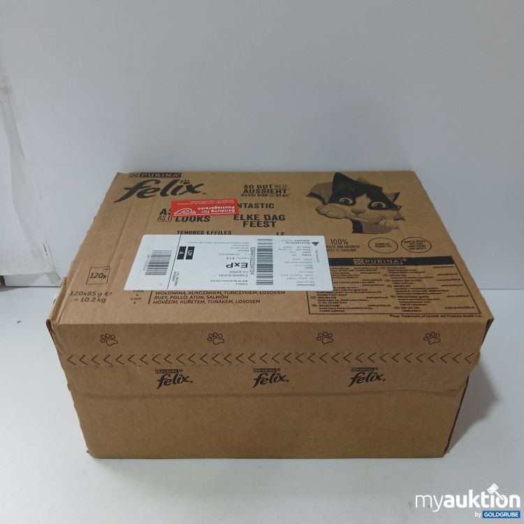 Artikel Nr. 957055: Purina Felix diverses Katzenfutter, 120×85g
