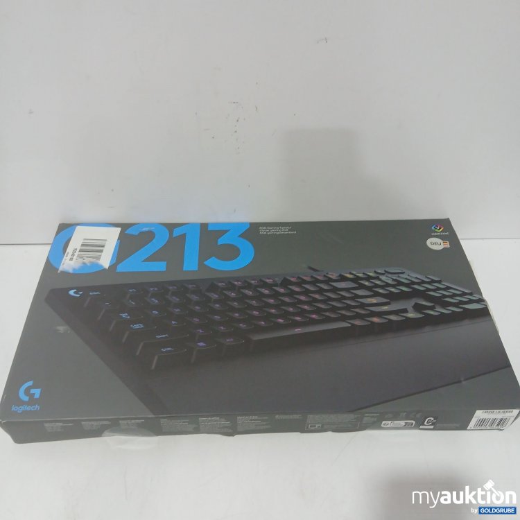Artikel Nr. 989055 Artikel Nr. 989055: Logitech G213 RGB-Gaming Tastatur ca 218x452x33mm