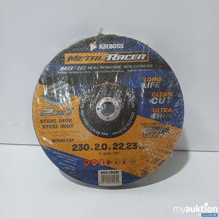Artikel Nr. 835056 Artikel Nr. 835056: Amboss Metal Racer 2in1 230x2.0x22.23mm 10stk
