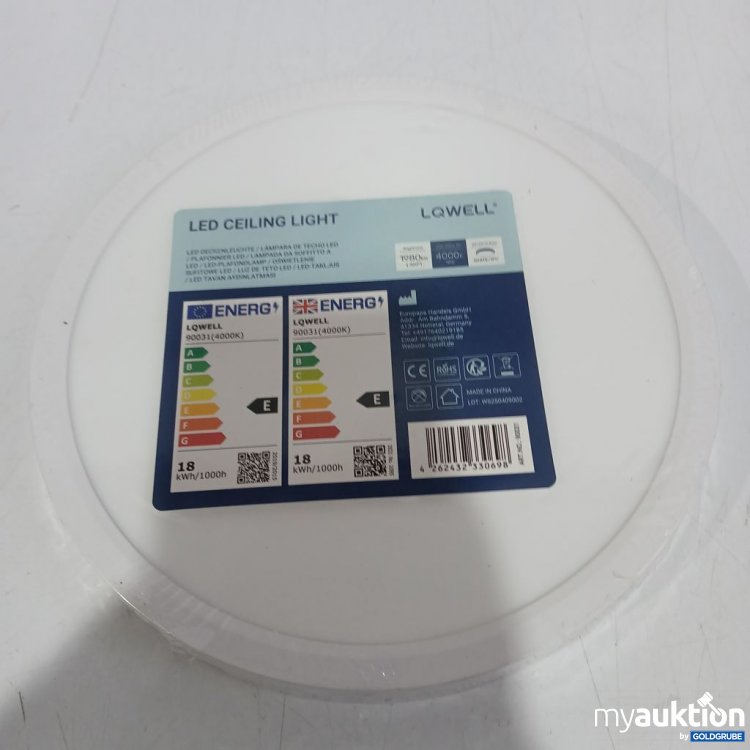 Artikel Nr. 904056: LQWELL LED CEILING LIGHT