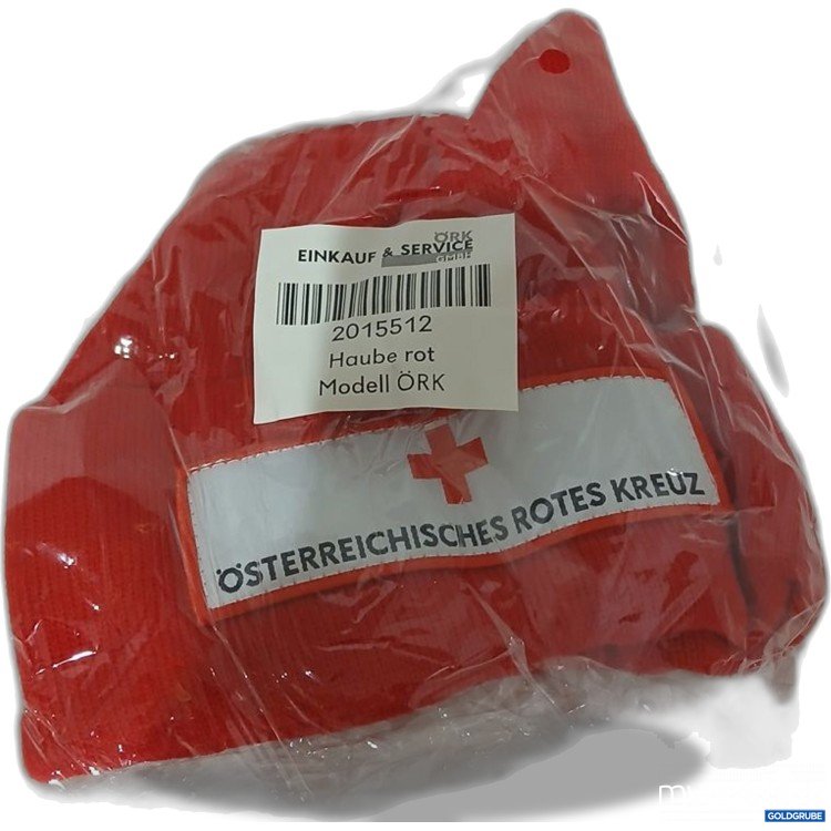 Artikel Nr. 930056 Artikel Nr. 930056: Österreichisches Rotes Kreuz Haube rot Modell ÖRK