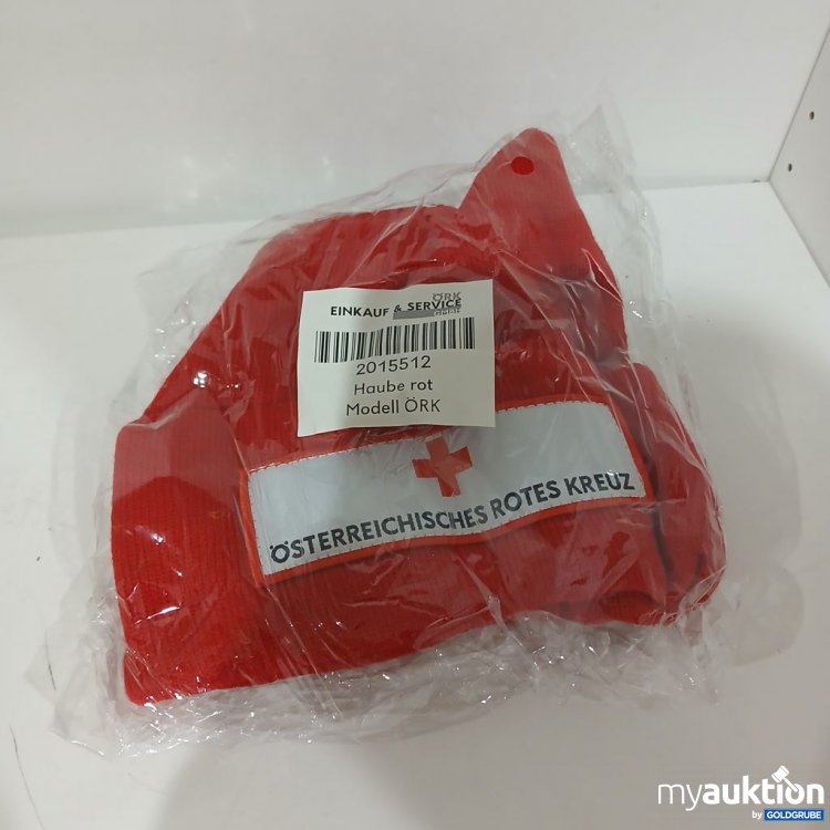 Artikel Nr. 930056 Artikel Nr. 930056: Österreichisches Rotes Kreuz Haube rot Modell ÖRK