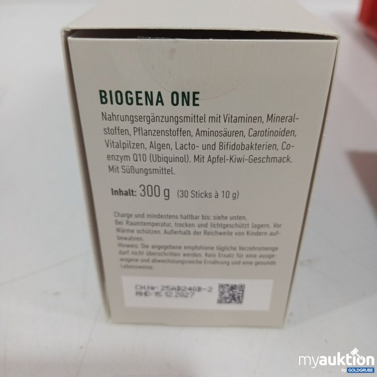 Artikel Nr. 971056 Artikel Nr. 971056: BIOGENA ONE Apfel & Kiwi 30 Sticks à 10 g
