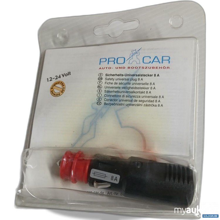 Artikel Nr. 978056 Artikel Nr. 978056: PRO CAR Sicherheits-Universalstecker 8 A