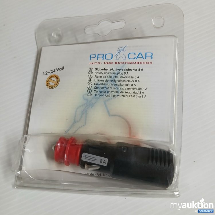 Artikel Nr. 978056 Artikel Nr. 978056: PRO CAR Sicherheits-Universalstecker 8 A
