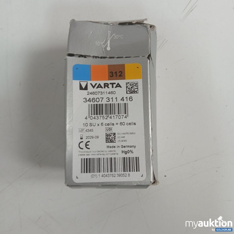 Artikel Nr. 981056 Artikel Nr. 981056: Varta 10 SU x 6 Cells (60Pack)