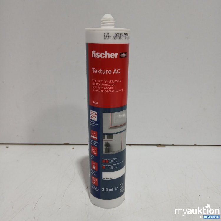 Artikel Nr. 464057 Artikel Nr. 464057: fischer Texture AC Strukturacryl 310 ml weiß