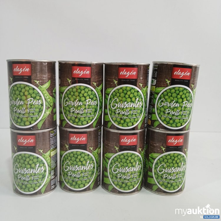 Artikel Nr. 816057: Elagon Garden Peas Piselli je 390g