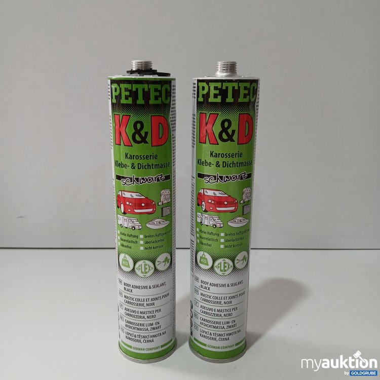 Artikel Nr. 835057: Petec K&D Karosserie Klebe-& Dichtmasse 2x310ml