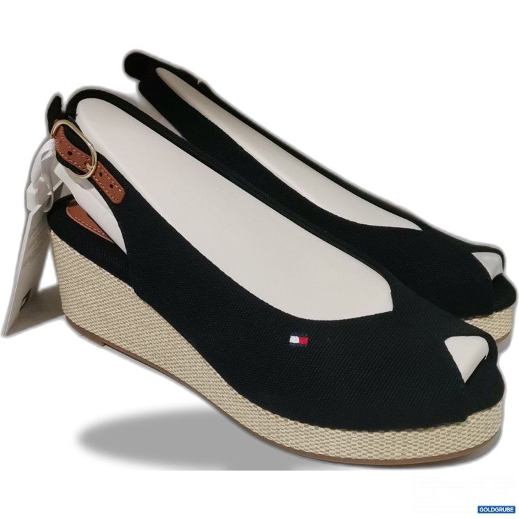 Artikel Nr. 899057 Artikel Nr. 899057: Tommy Hilfiger flag mid Wedge espad slingback