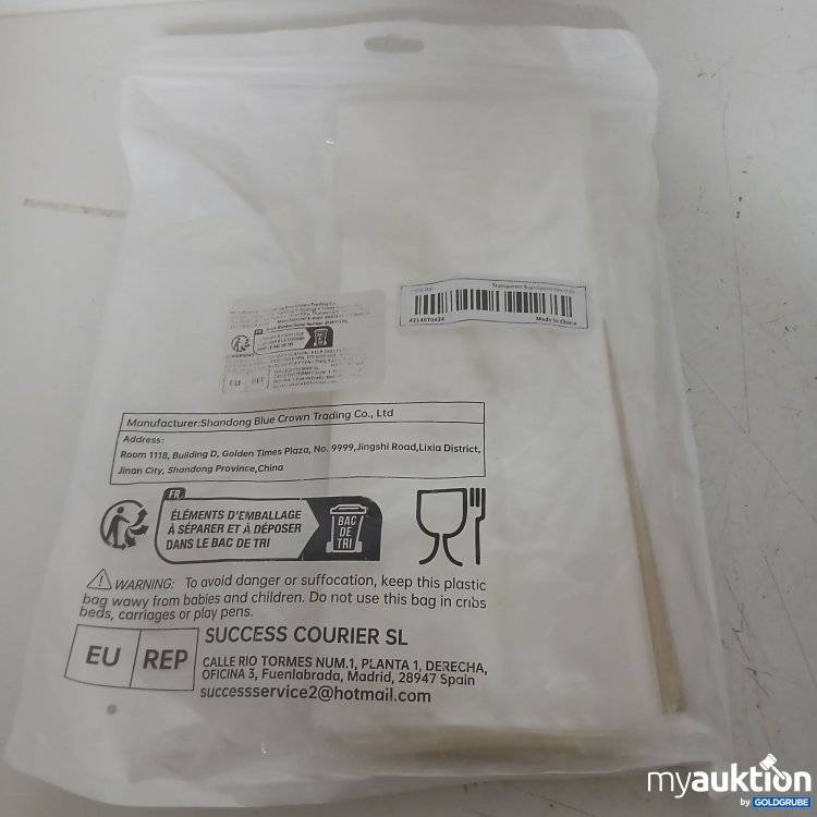 Artikel Nr. 902057: Transparent Bags +Spare Decal 50x