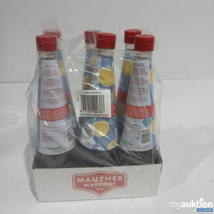 Artikel Nr. 921057 Artikel Nr. 921057: Mautner Eistee Sirup Zitrone 6x0,7L