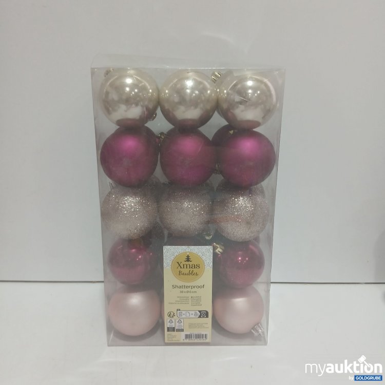 Artikel Nr. 940057 Artikel Nr. 940057: Xmas Baubles Shatterproof Kugeln 30x